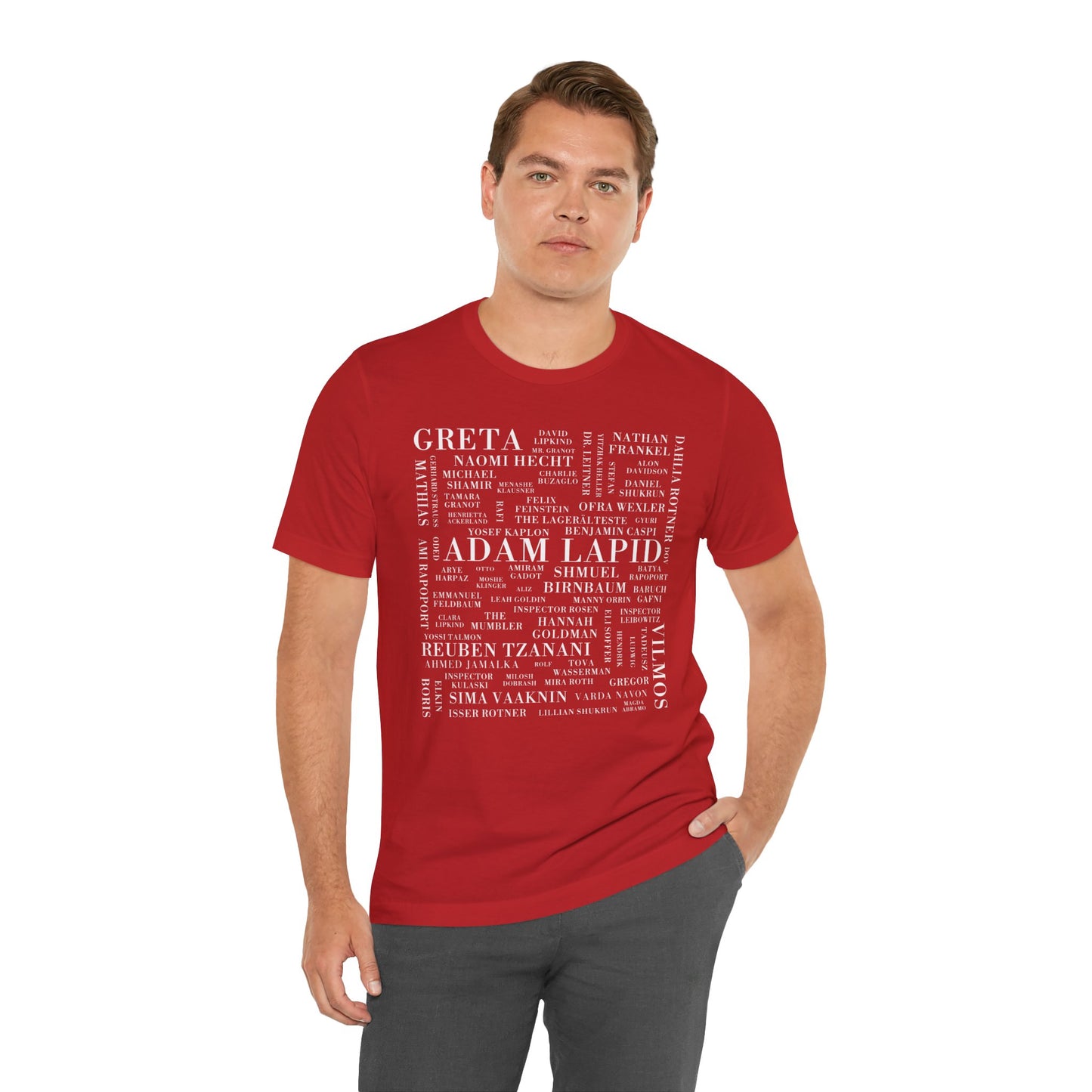 Adam Lapid Series Characters Unisex t-shirt