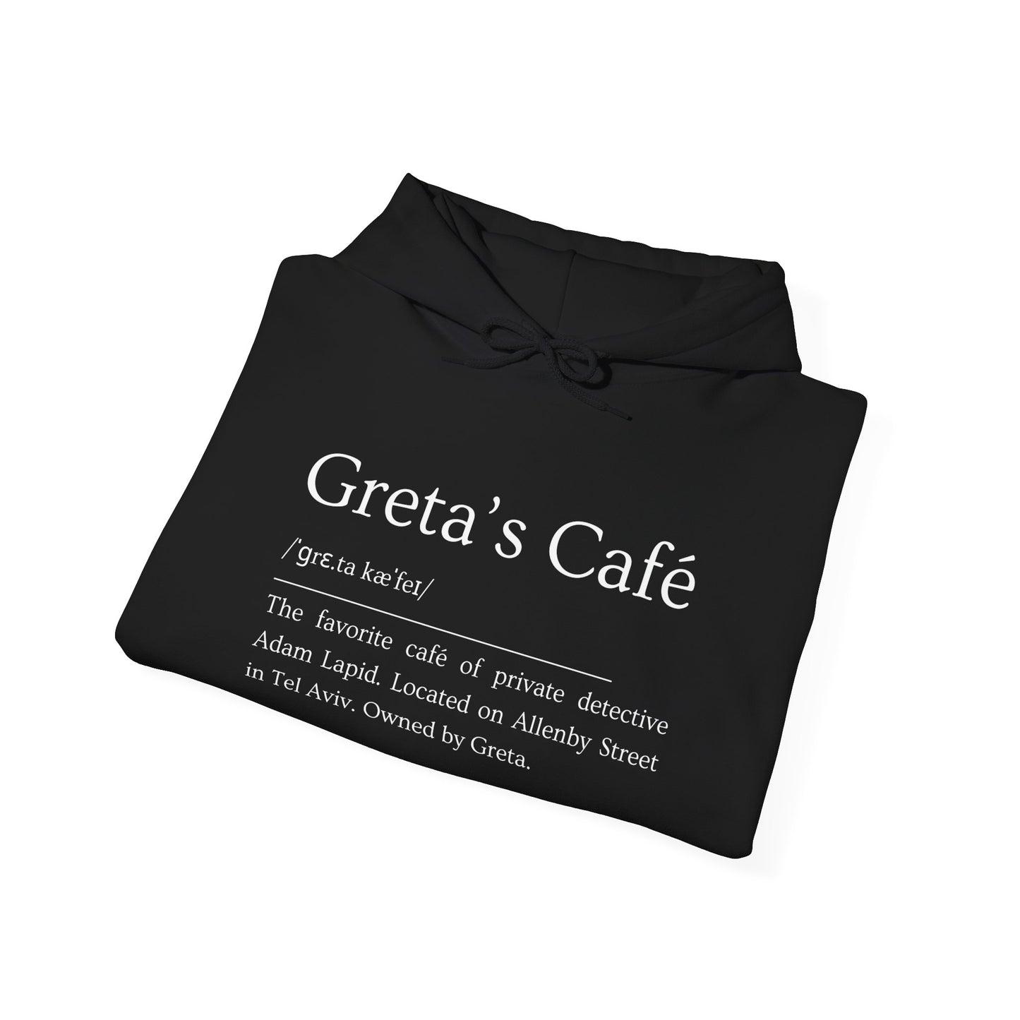 Greta's Café Definition Hooded Sweatshirt