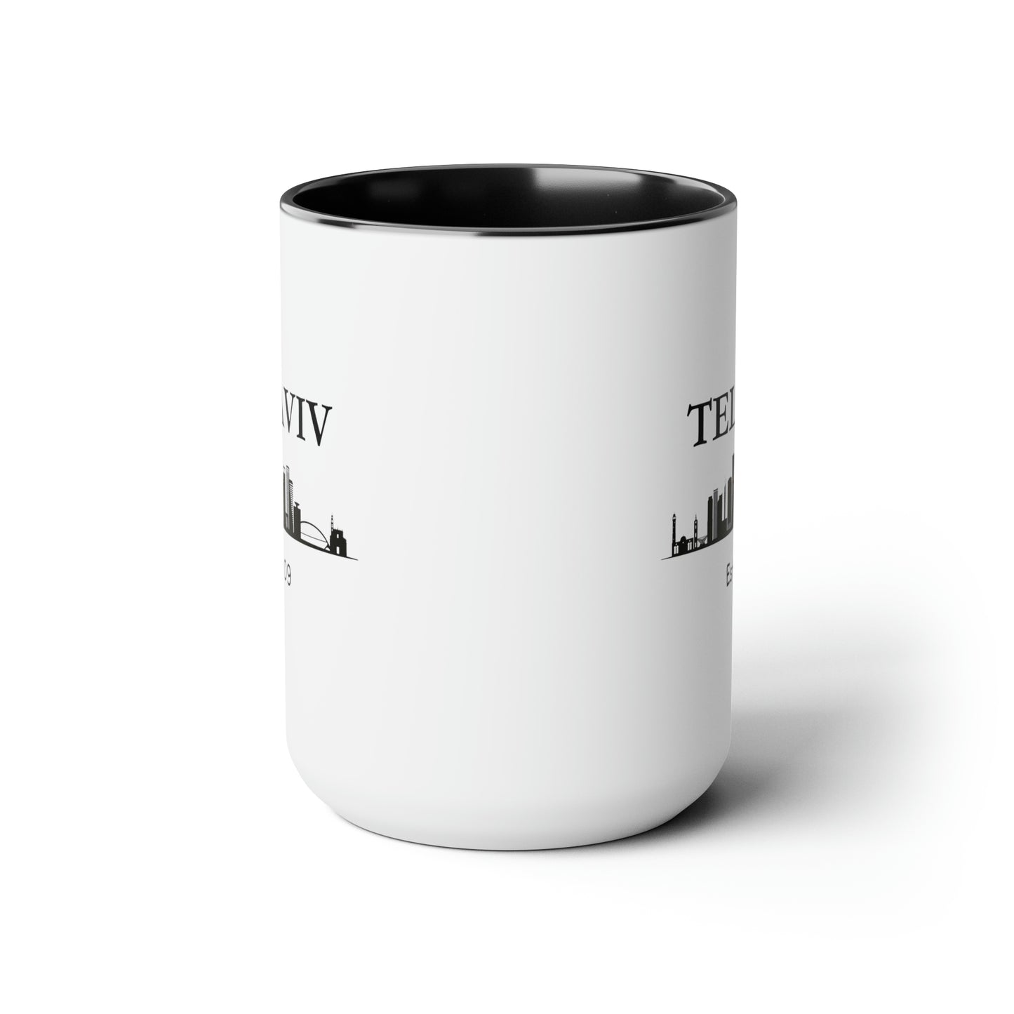 Tel Aviv - Est. 1909 - Accent Coffee Mug, 15oz