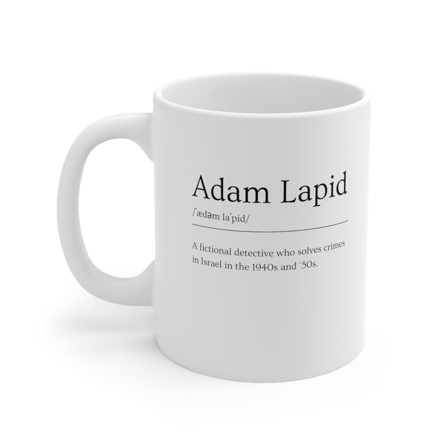 Adam Lapid Mug - White