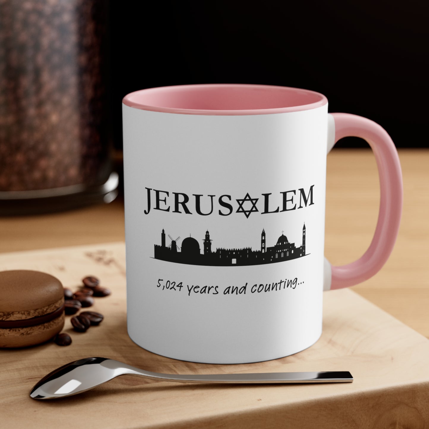 Jerusalem - 5,024 Years and Counting... Accent Coffee Mug, 11oz