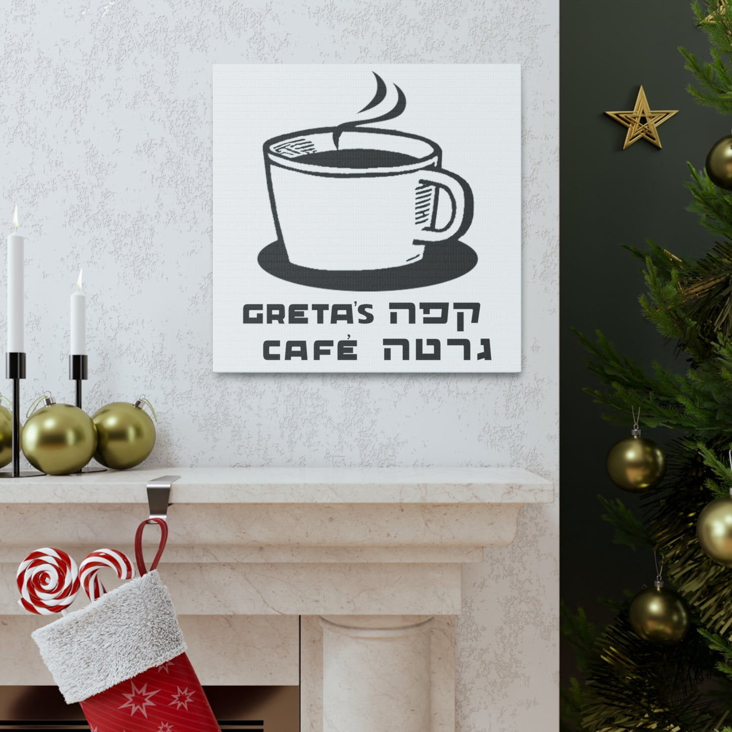 Greta's Cafe Canvas Gallery Wraps