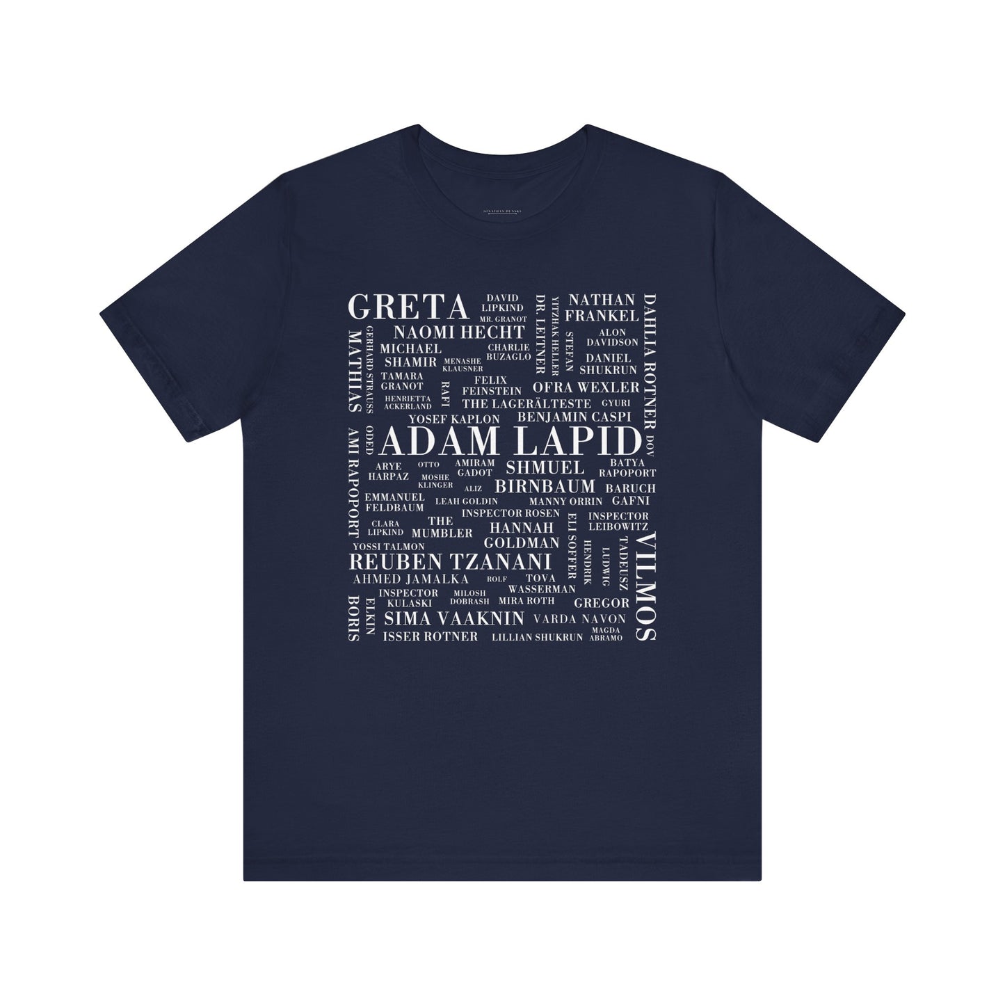Adam Lapid Series Characters Unisex t-shirt
