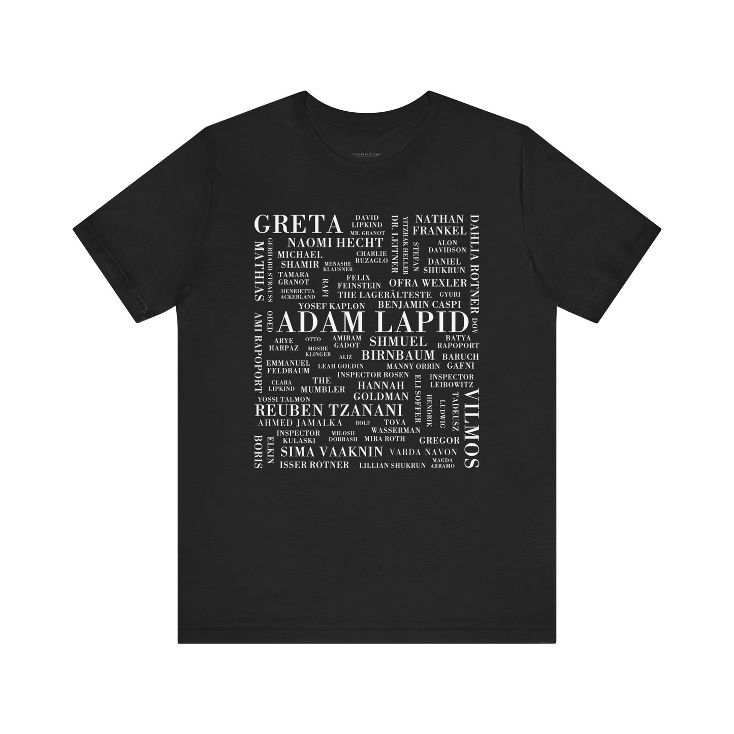 Adam Lapid Series Characters Unisex t-shirt