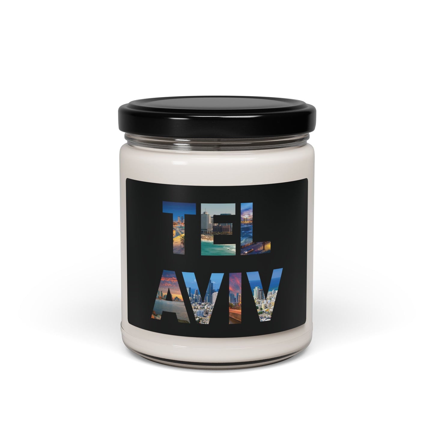Tel Aviv, a City in Photos Scented Soy Candle, 9oz