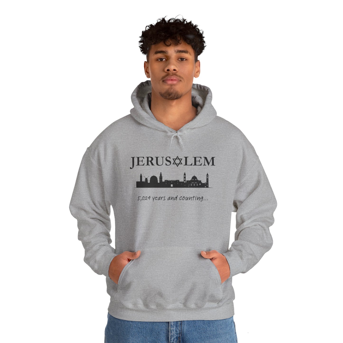 Jerusalem - 5,024 Years and Counting Hooded Sweatshirt