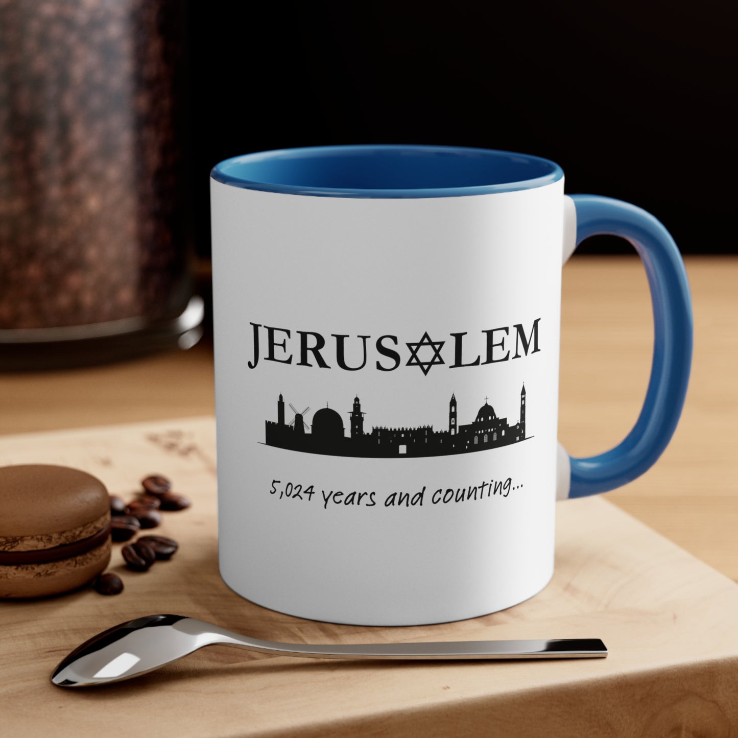 Jerusalem - 5,024 Years and Counting... Accent Coffee Mug, 11oz