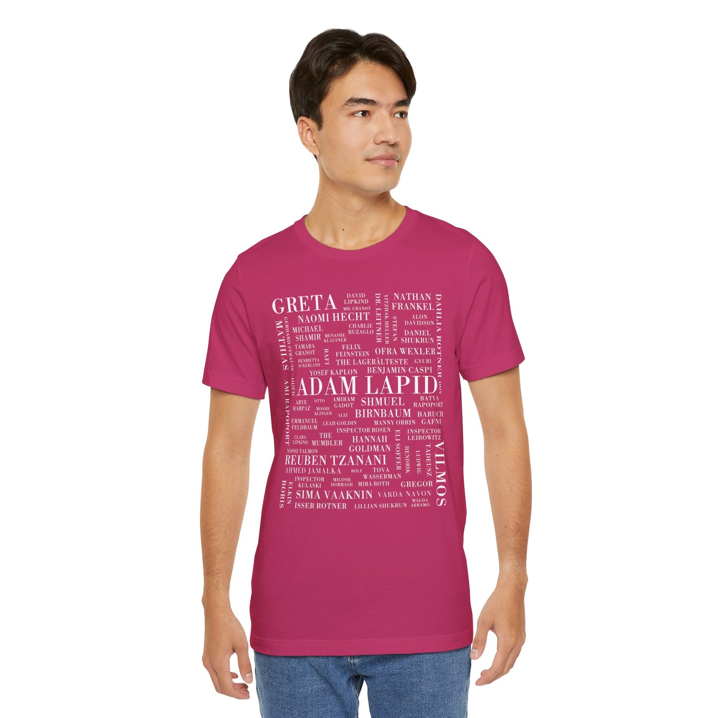 Adam Lapid Series Characters Unisex t-shirt