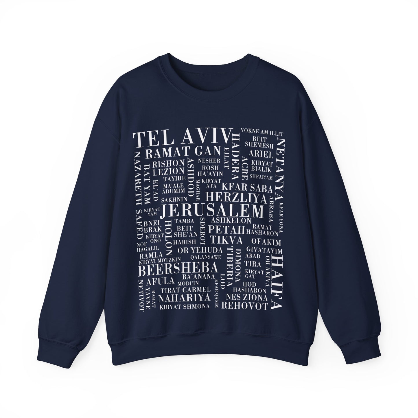 Cities of Israel Sweatshirt