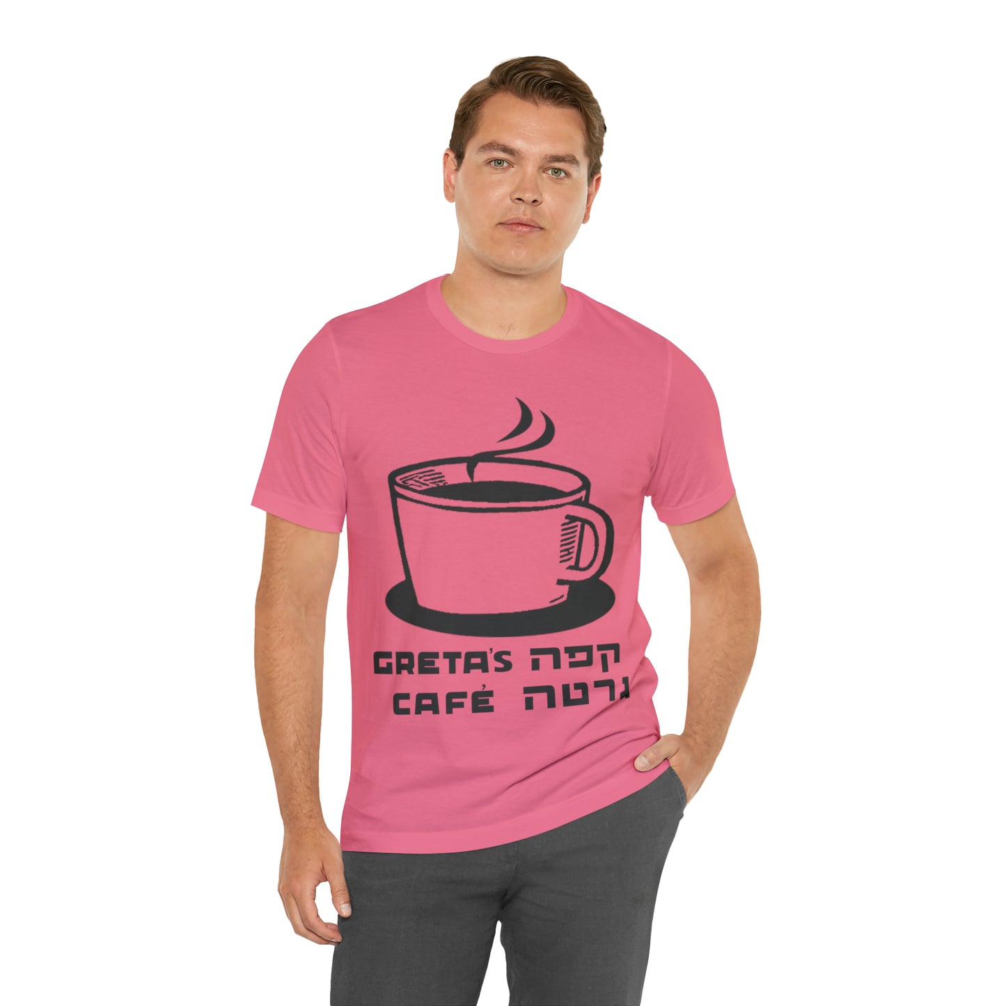 Greta's Cafe shirt - pink