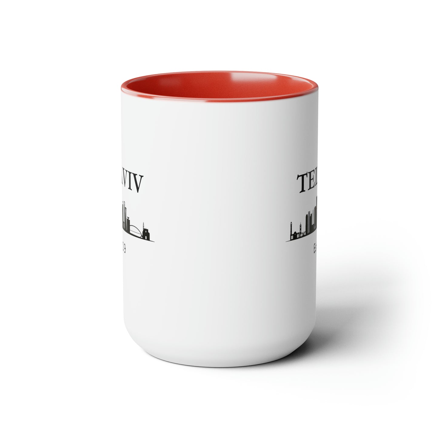 Tel Aviv - Est. 1909 - Accent Coffee Mug, 15oz