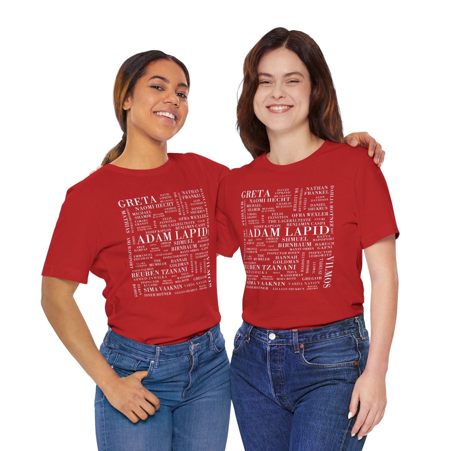 Adam Lapid Series Characters Unisex t-shirt