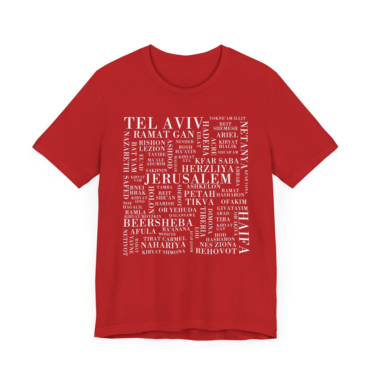 Cities of Israel t-shirt
