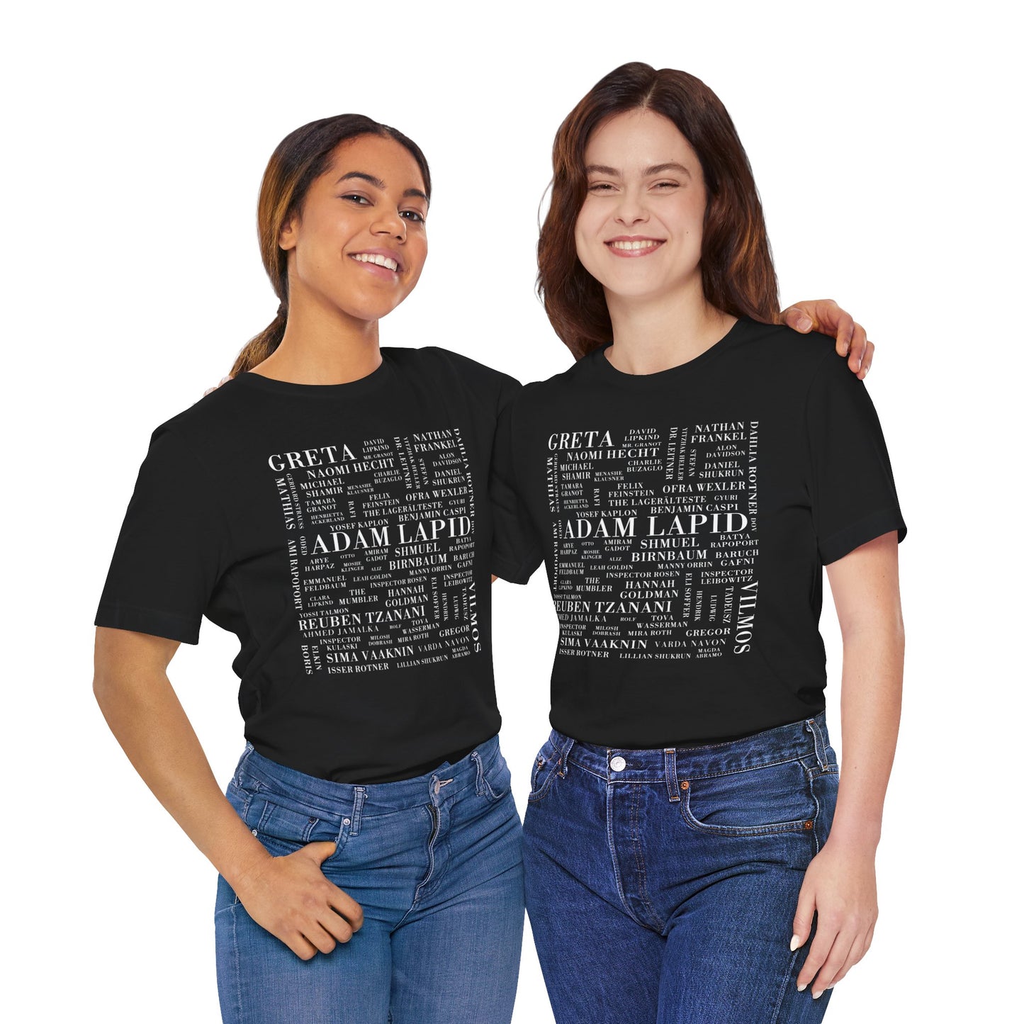 Adam Lapid Series Characters Unisex t-shirt
