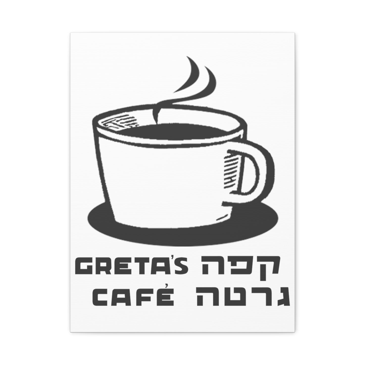 Greta's Cafe Canvas Gallery Wraps