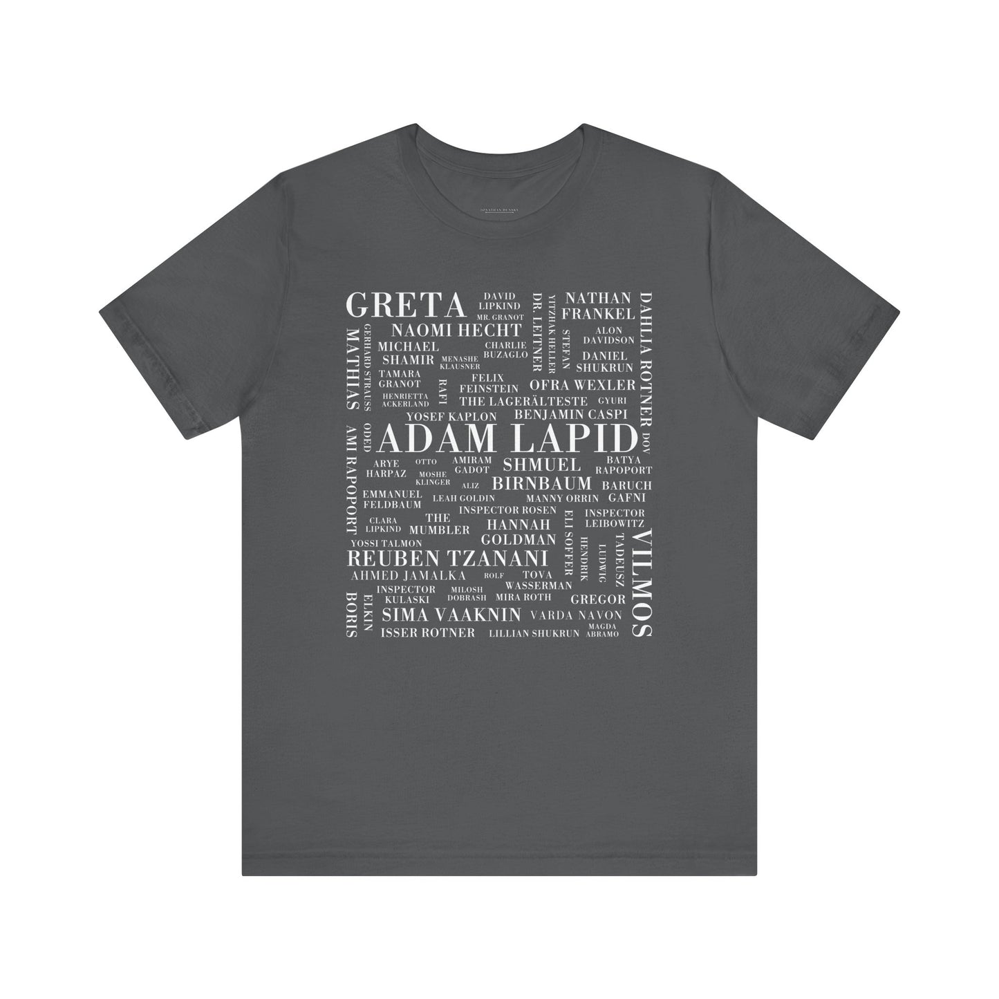 Adam Lapid Series Characters Unisex t-shirt