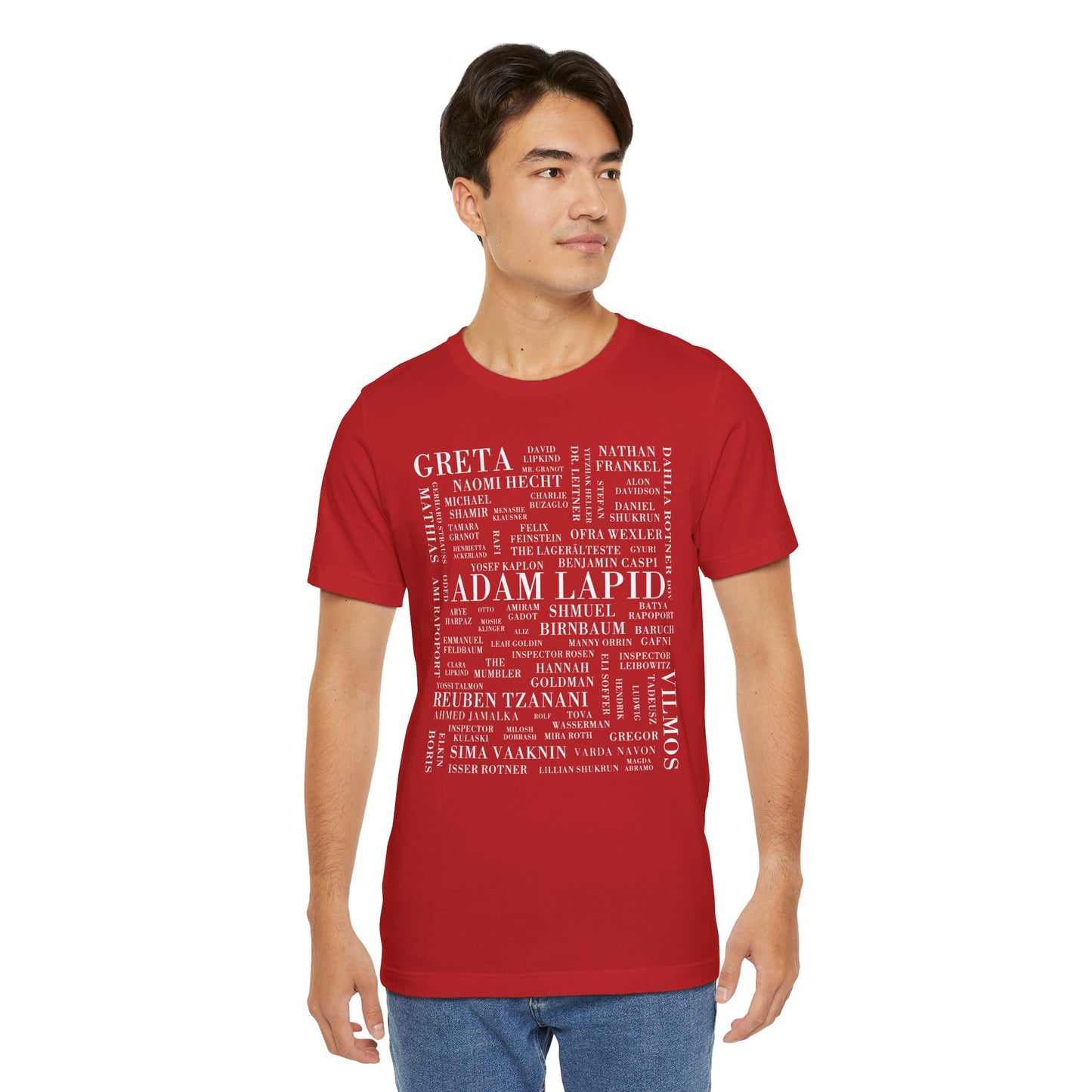 Adam Lapid Series Characters Unisex t-shirt
