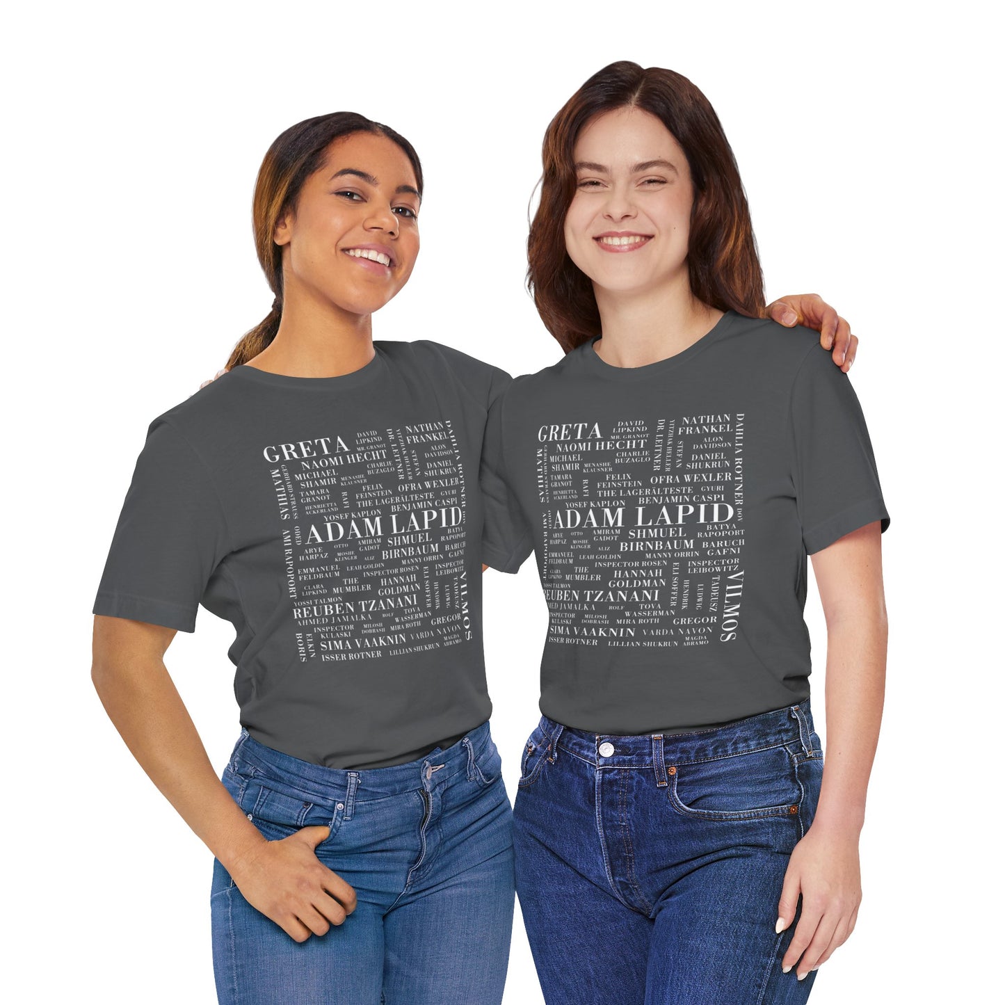 Adam Lapid Series Characters Unisex t-shirt