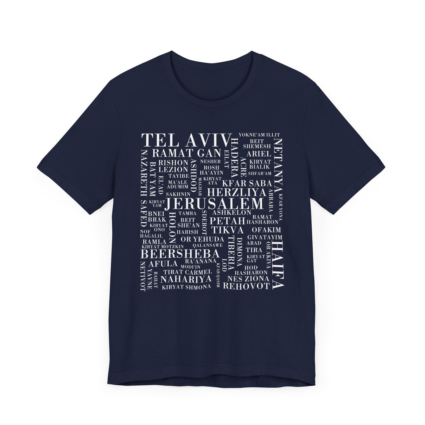 Cities of Israel t-shirt