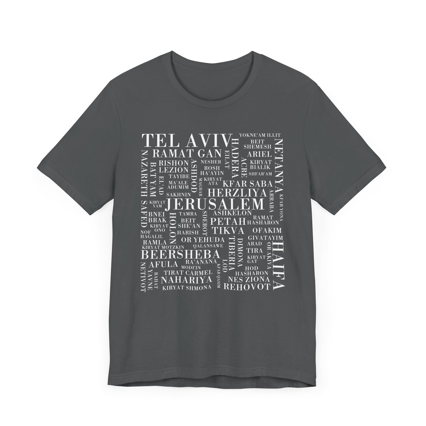 Cities of Israel t-shirt