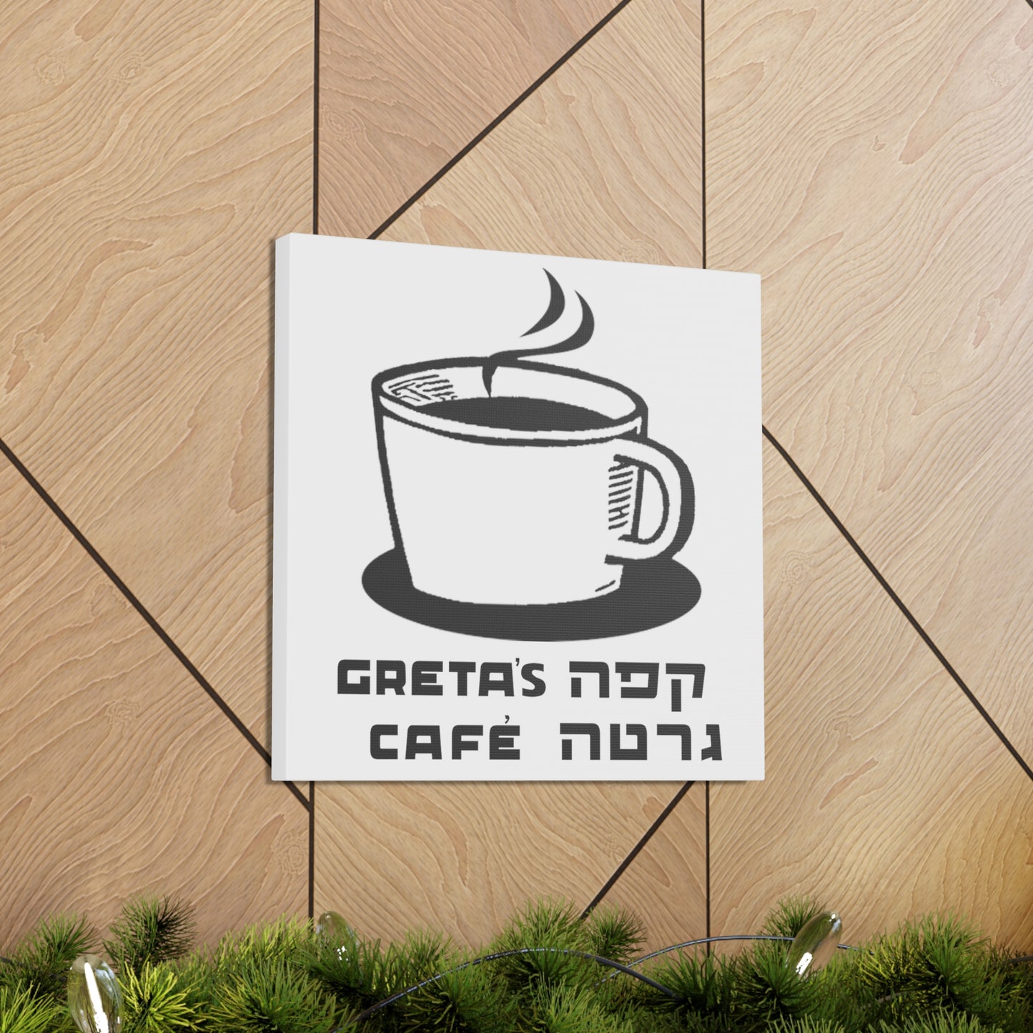 Greta's Cafe Canvas Gallery Wraps