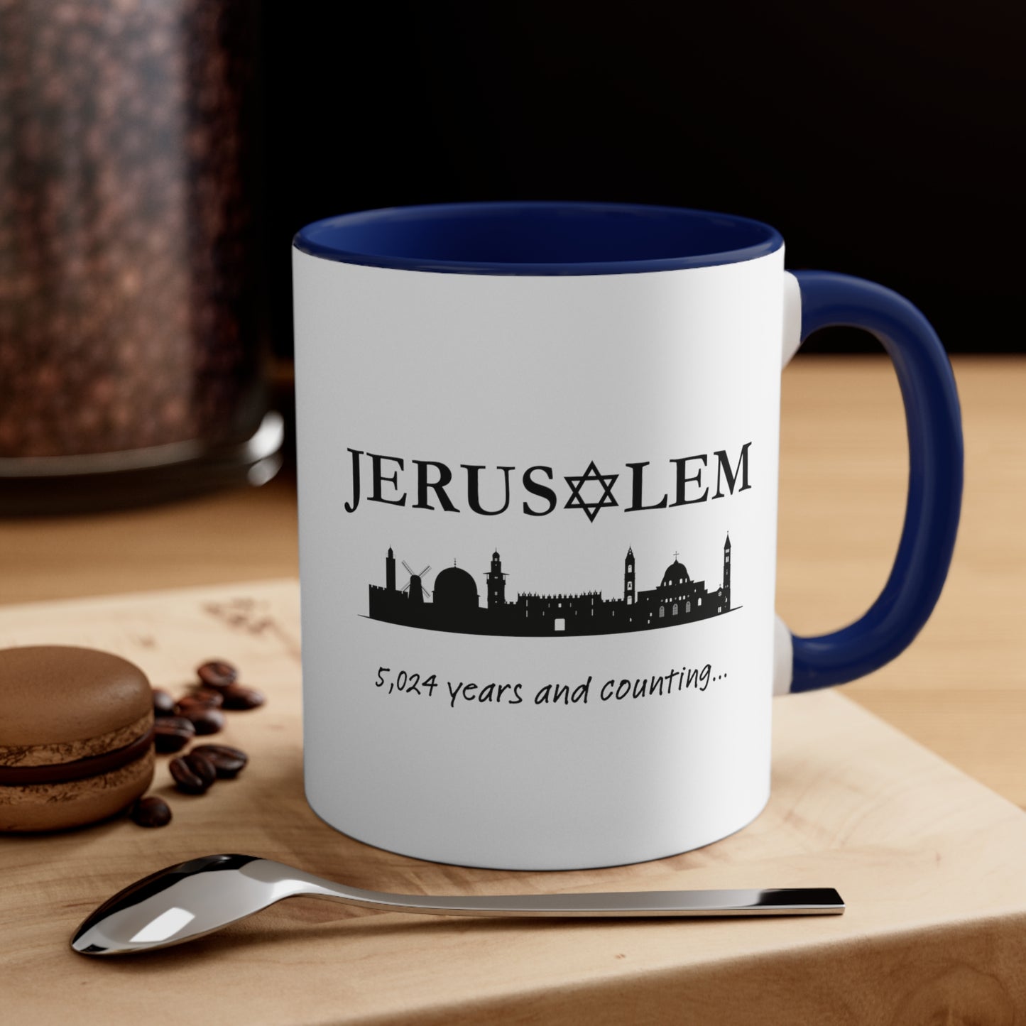 Jerusalem - 5,024 Years and Counting... Accent Coffee Mug, 11oz