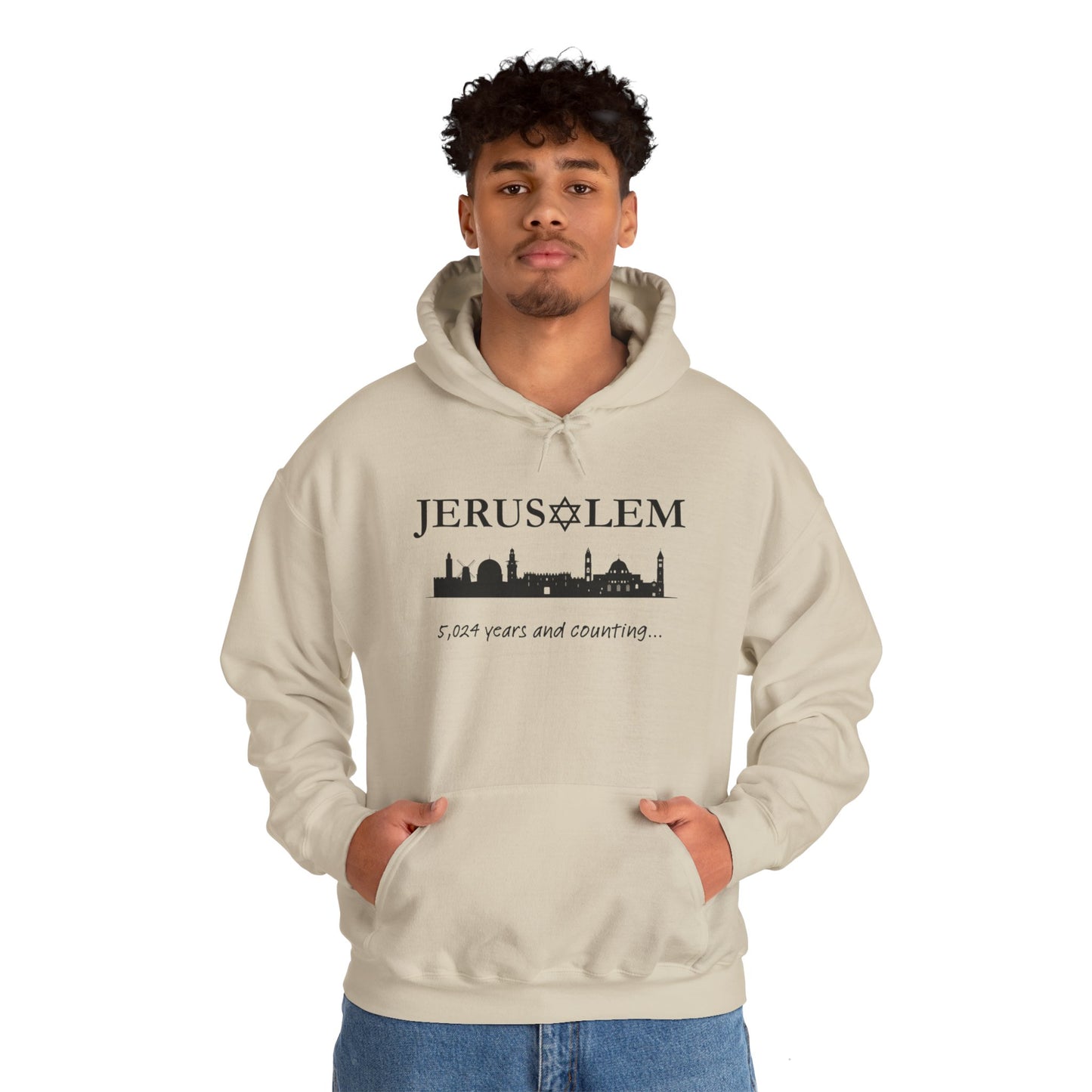 Jerusalem - 5,024 Years and Counting Hooded Sweatshirt