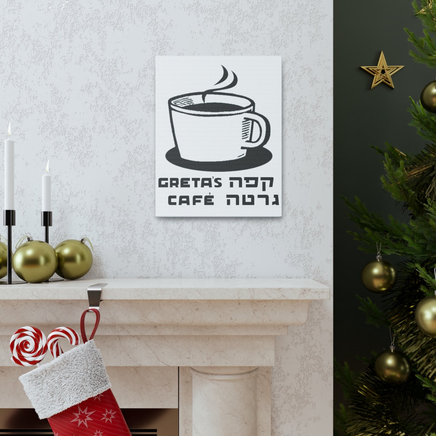 Greta's Cafe Canvas Gallery Wraps