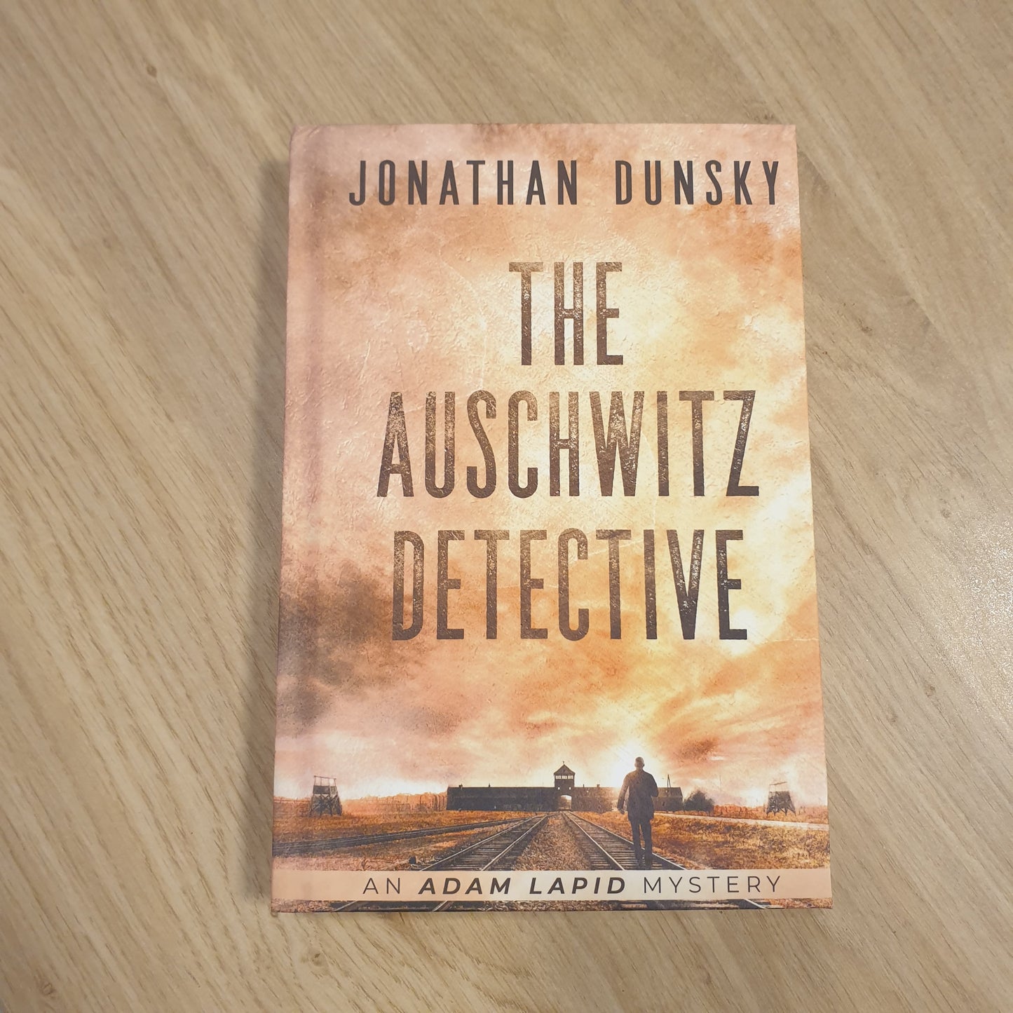 The Auschwitz Detective on table