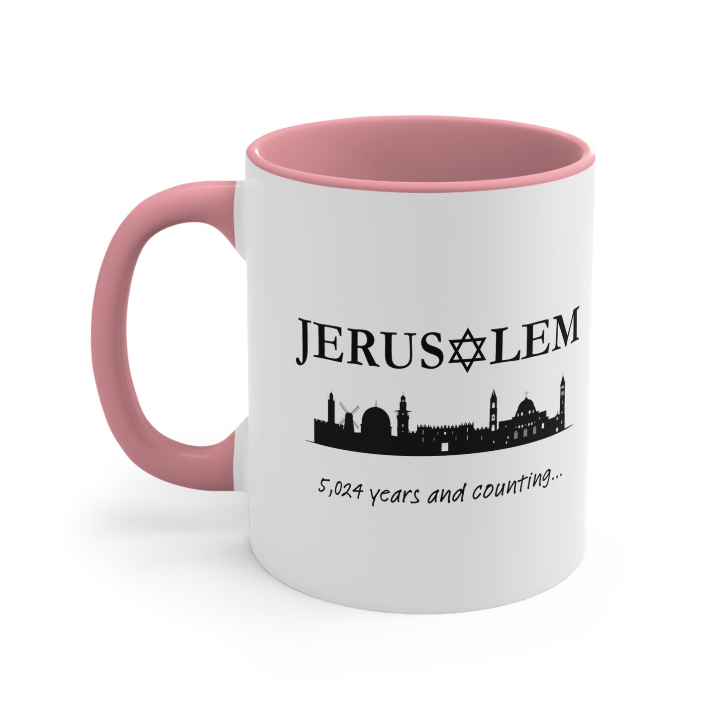 Jerusalem - 5,024 Years and Counting... Accent Coffee Mug, 11oz