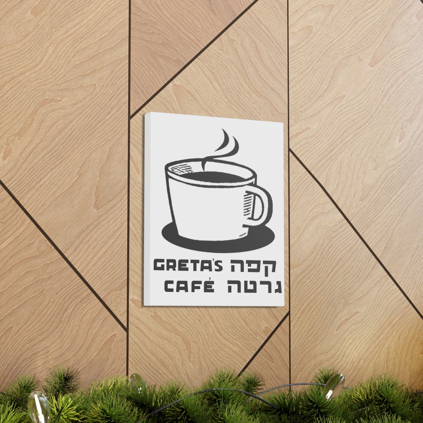 Greta's Cafe Canvas Gallery Wraps