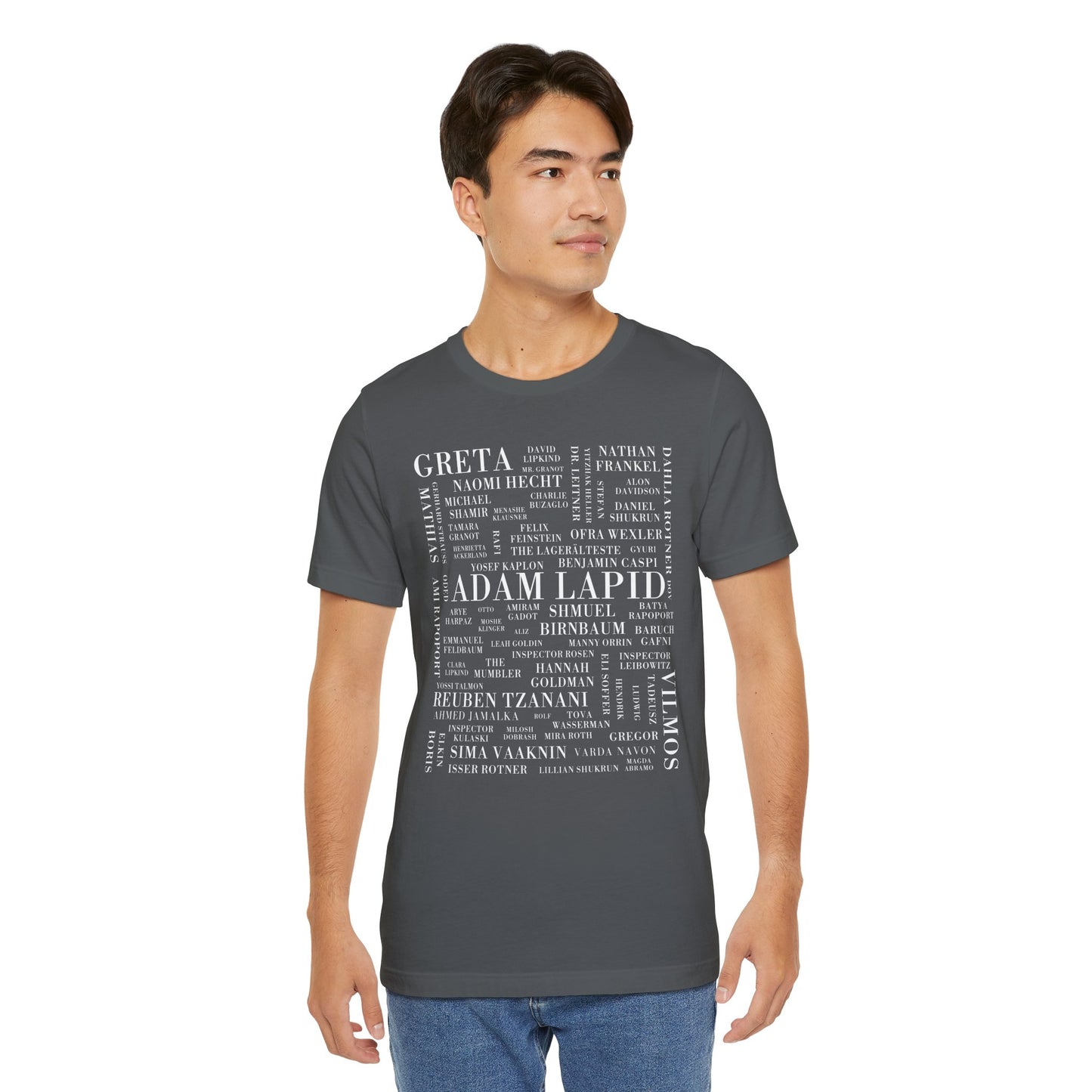Adam Lapid Series Characters Unisex t-shirt