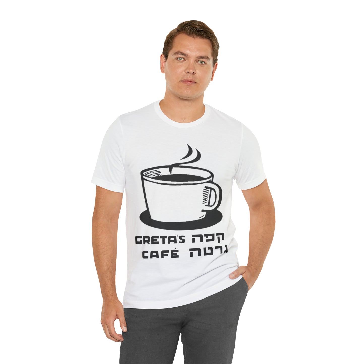 Greta's Cafe shirt - White