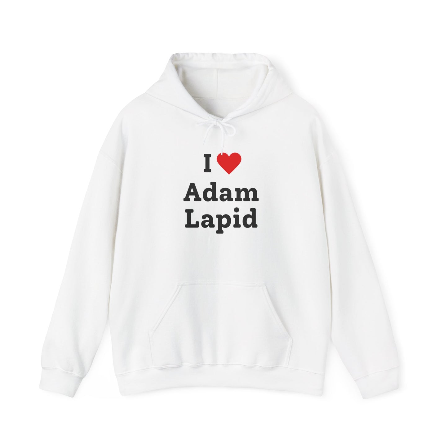I Love Adam Lapid Hooded Sweatshirt