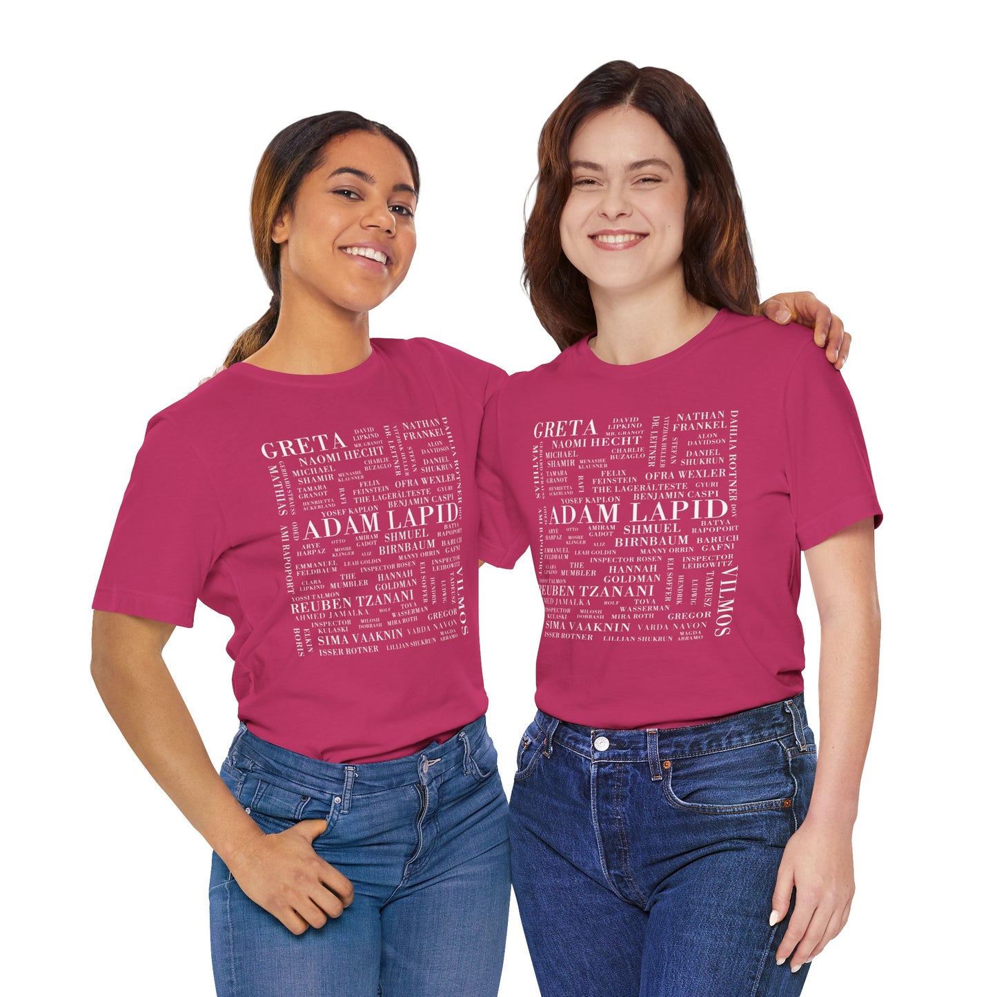 Adam Lapid Series Characters Unisex t-shirt