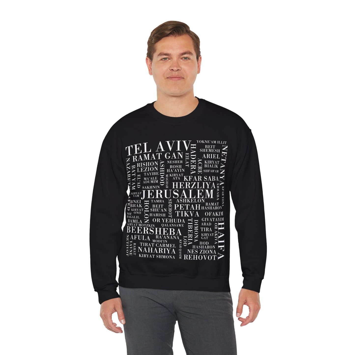 Cities of Israel Sweatshirt