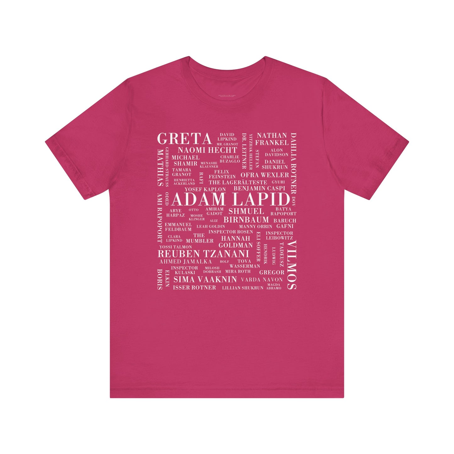 Adam Lapid Series Characters Unisex t-shirt