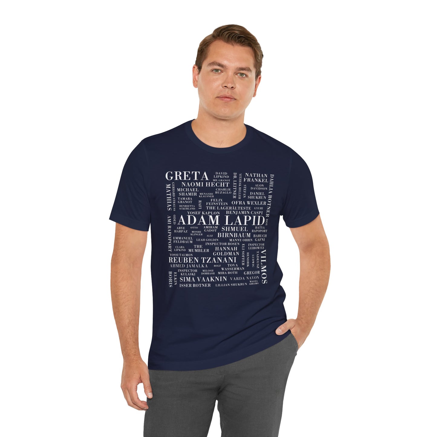 Adam Lapid Series Characters Unisex t-shirt