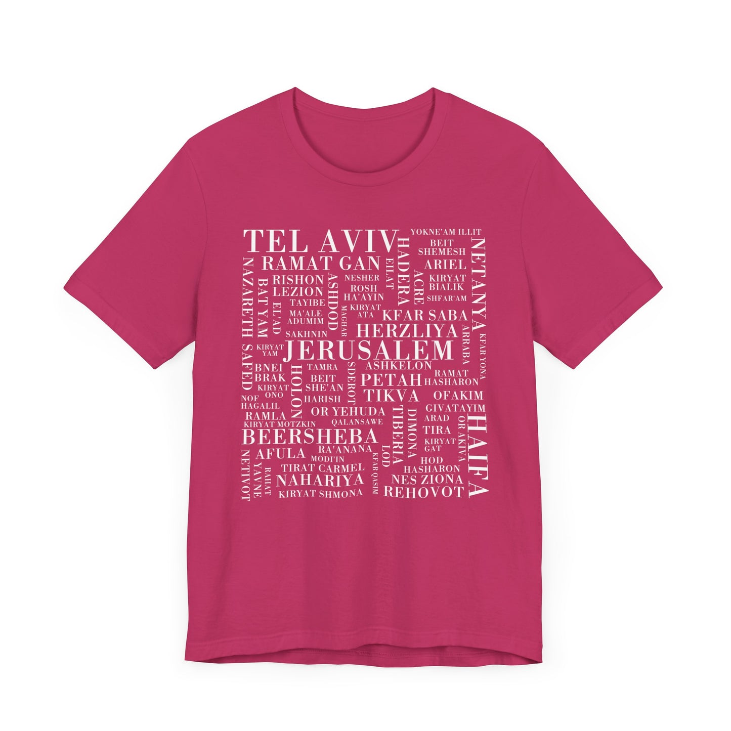 Cities of Israel t-shirt