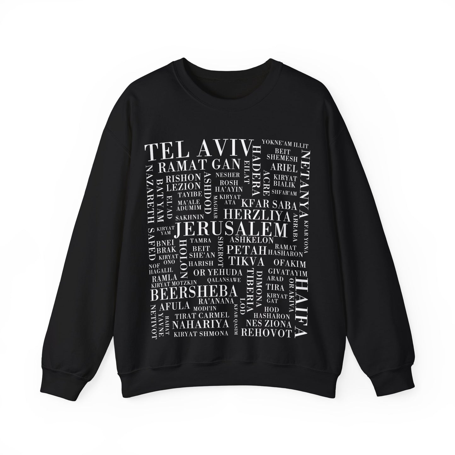 Cities of Israel Sweatshirt