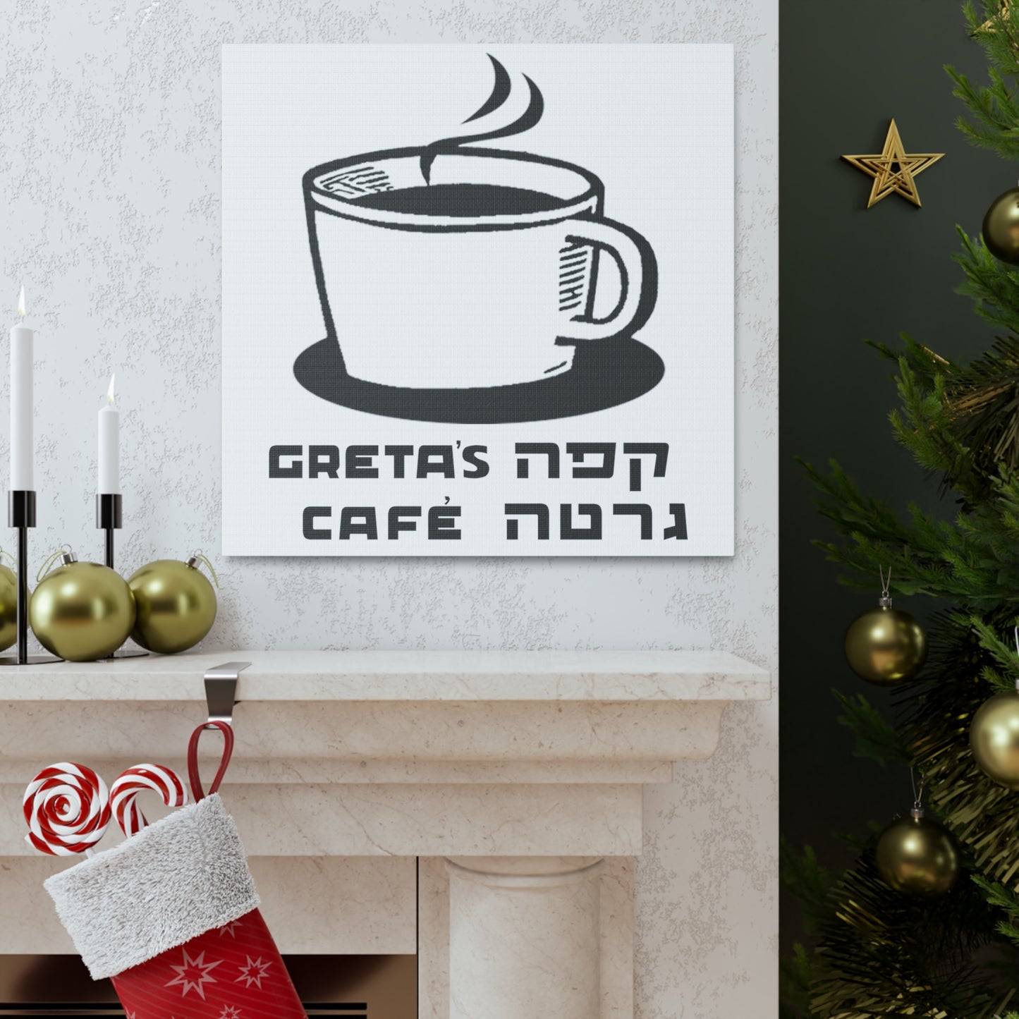 Greta's Cafe Canvas Gallery Wraps