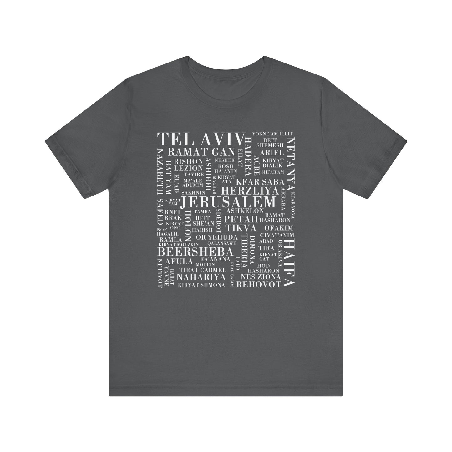 Cities of Israel t-shirt