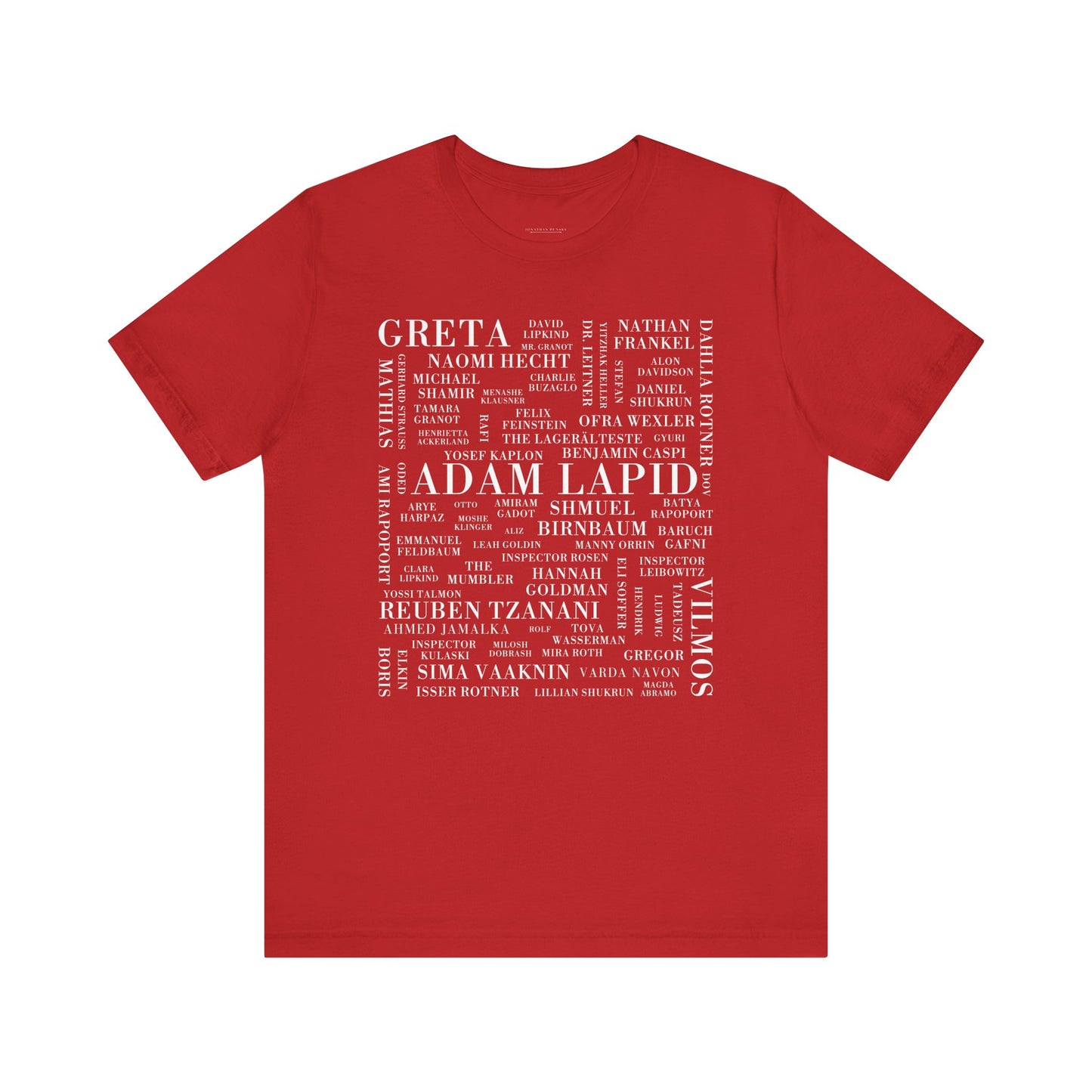 Adam Lapid Series Characters Unisex t-shirt