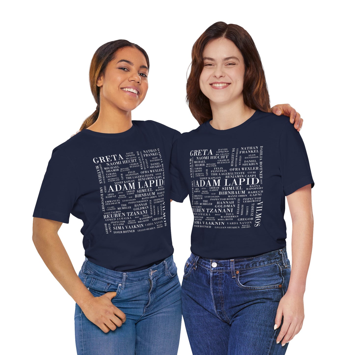Adam Lapid Series Characters Unisex t-shirt