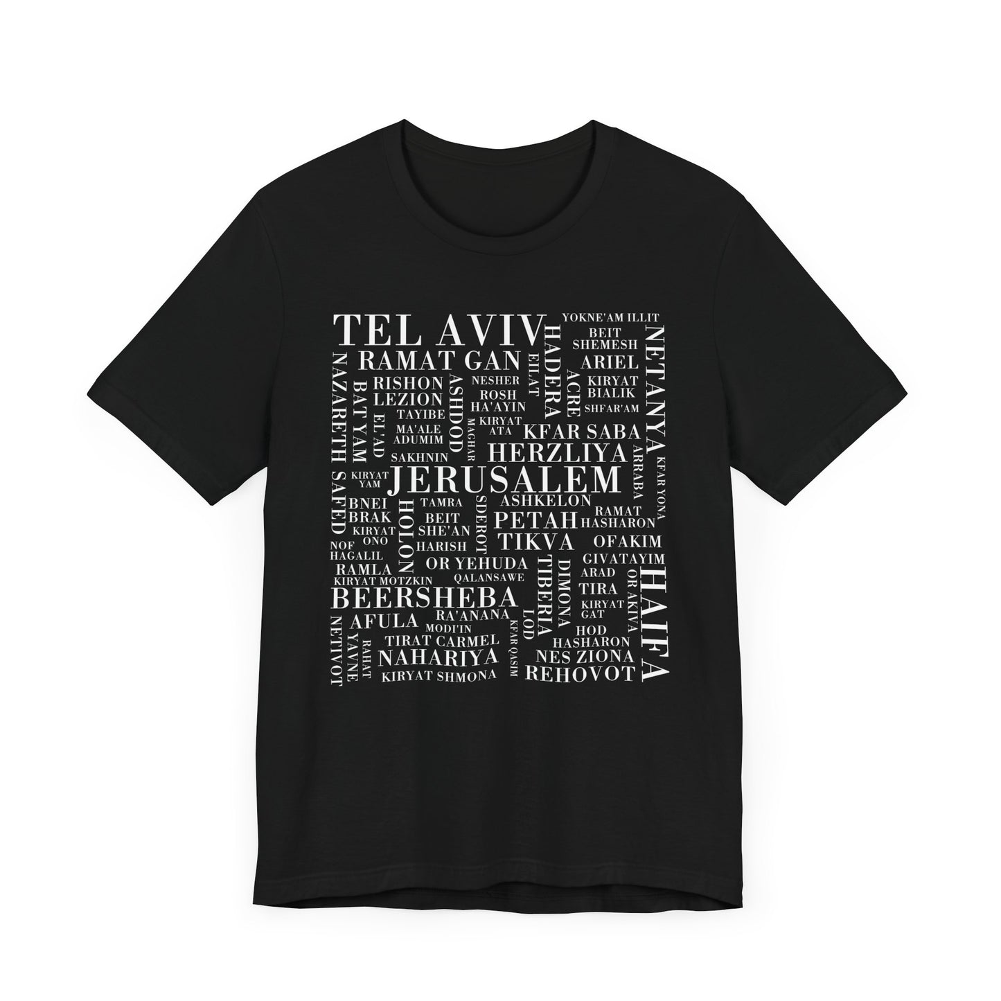 Cities of Israel t-shirt