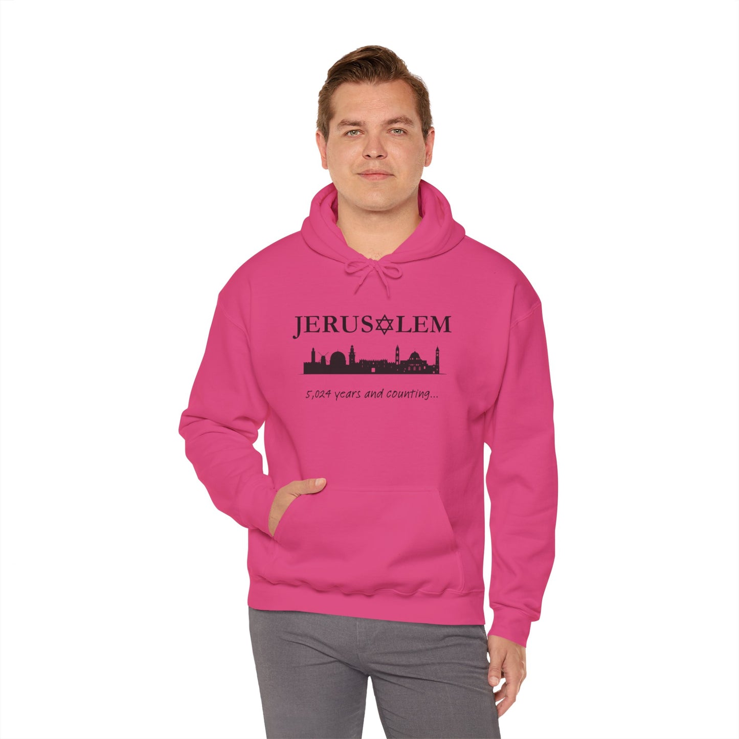 Jerusalem - 5,024 Years and Counting Hooded Sweatshirt