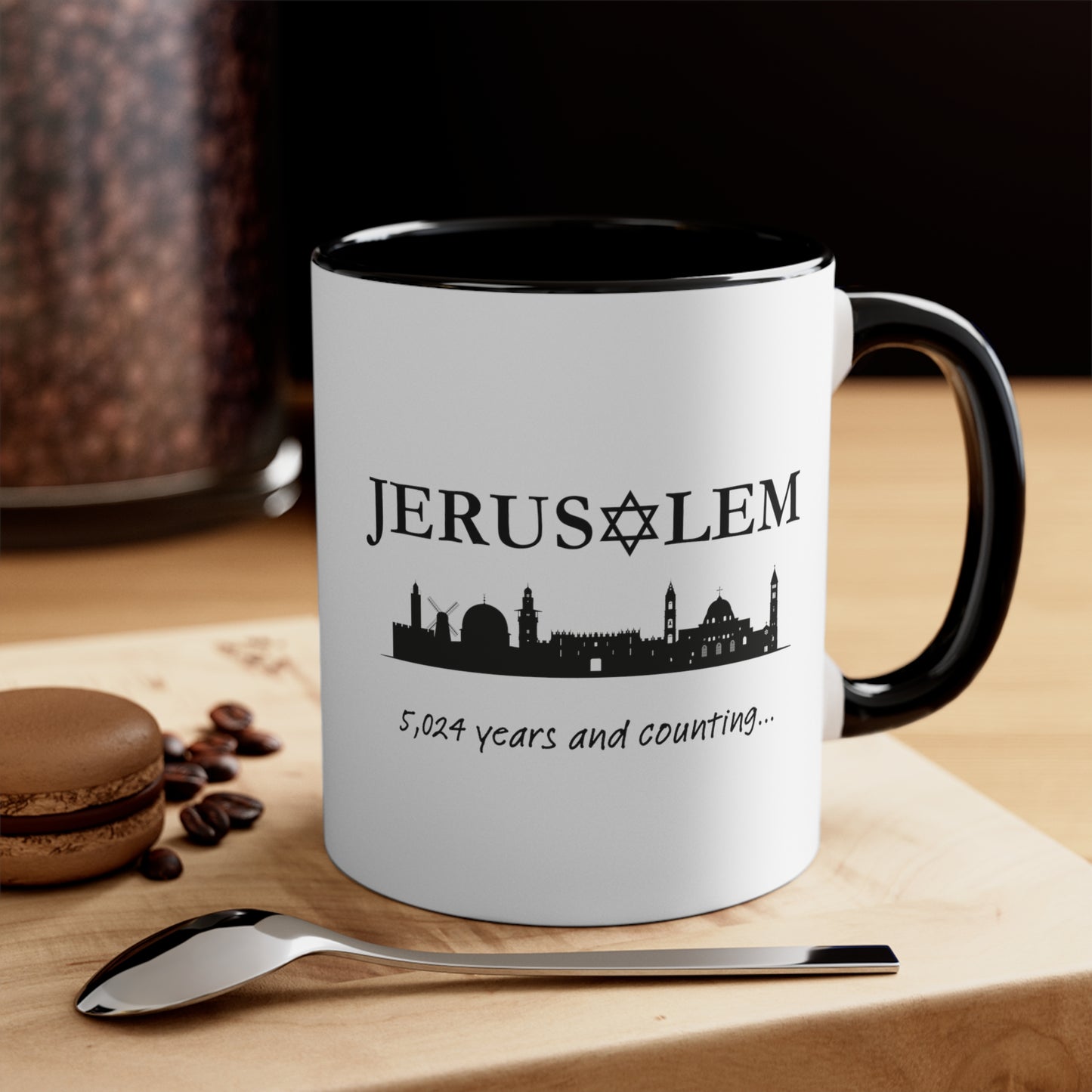 Jerusalem - 5,024 Years and Counting... Accent Coffee Mug, 11oz