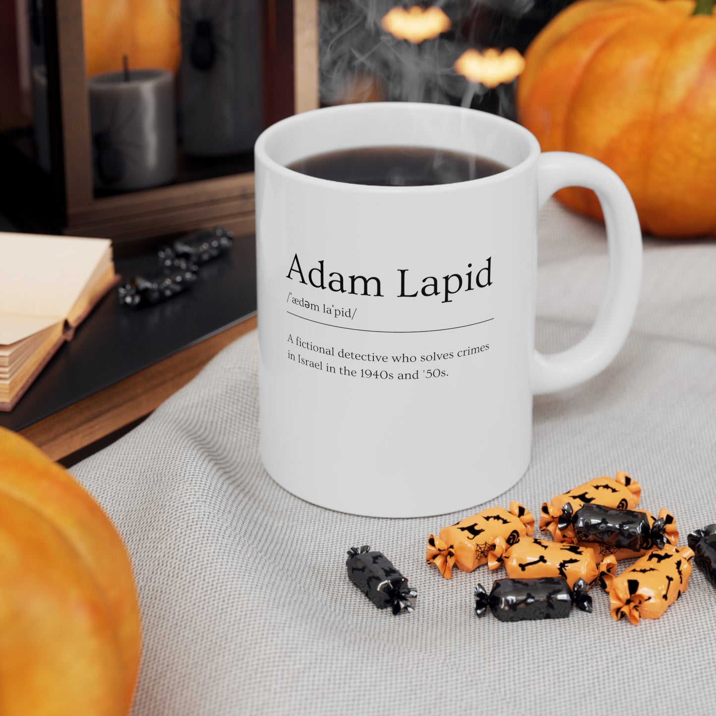 Adam Lapid Mug - White