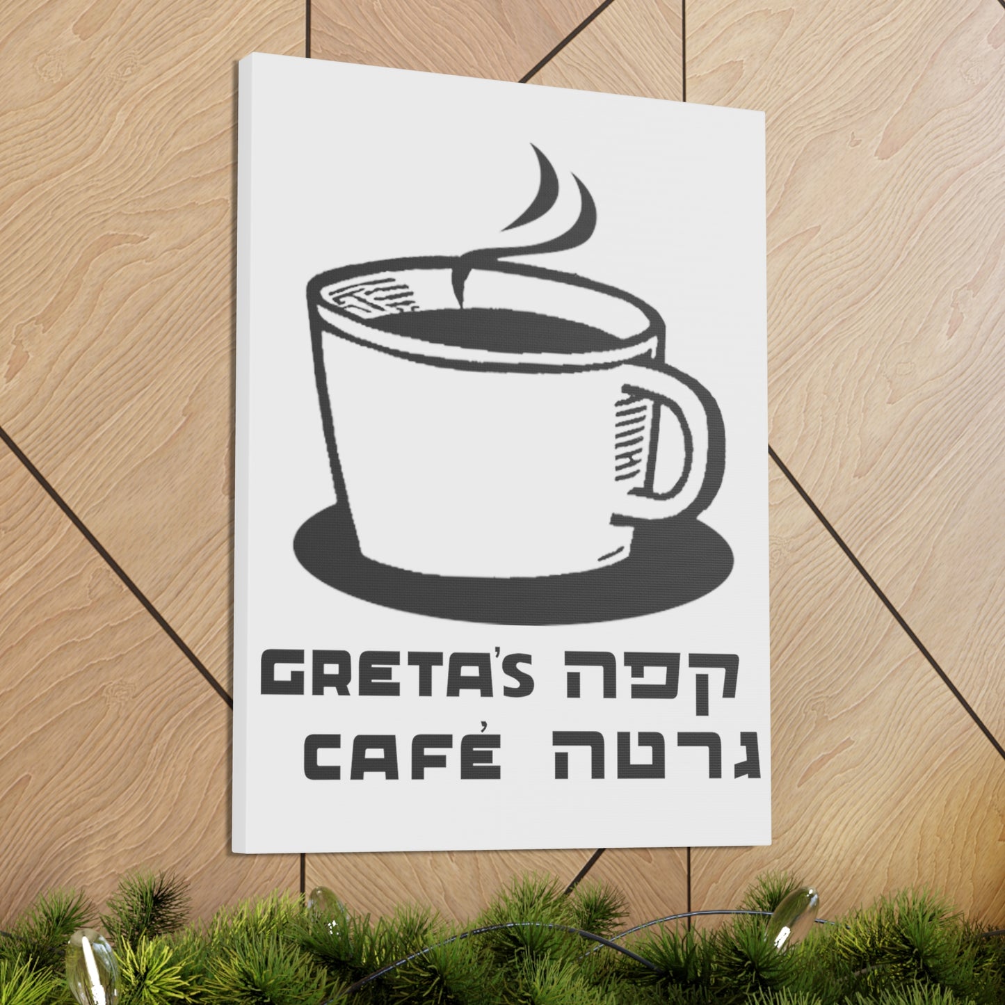 Greta's Cafe Canvas Gallery Wraps