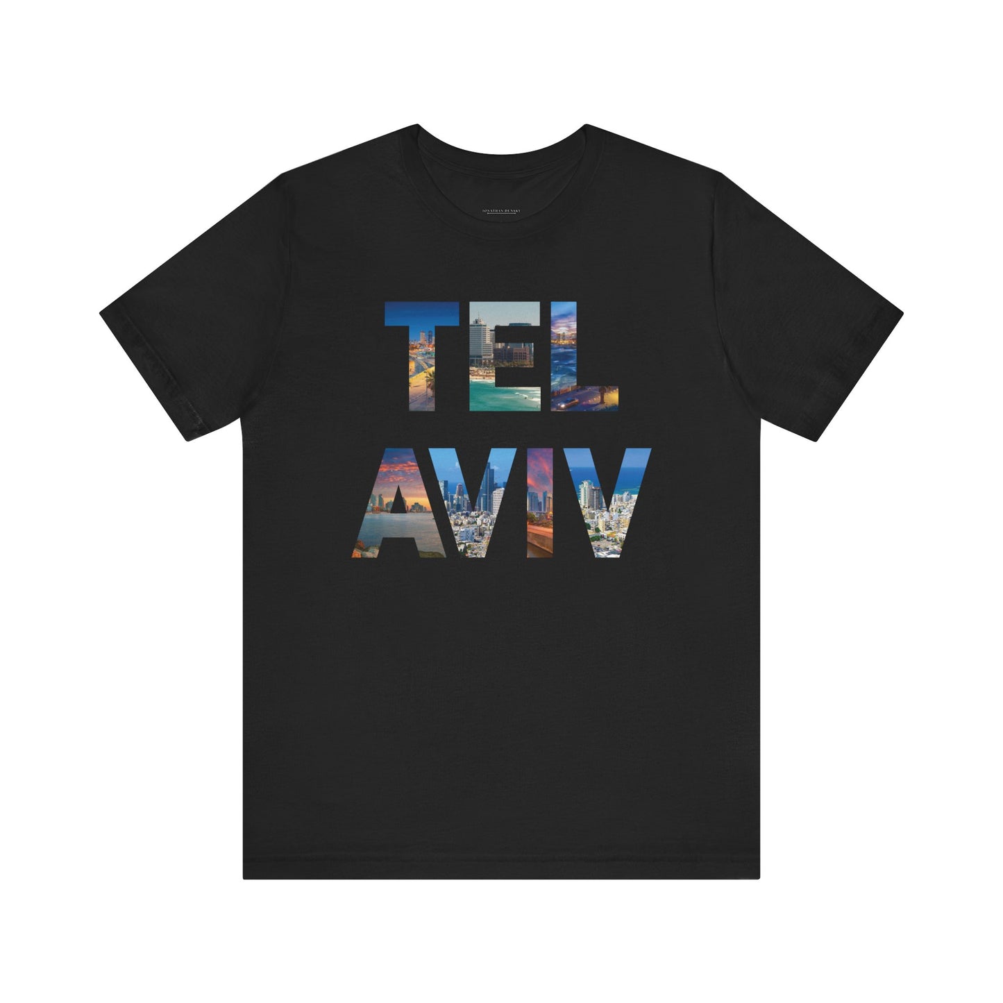 Tel Aviv - A Thousand Words a Letter Unisex Short Sleeve Tee